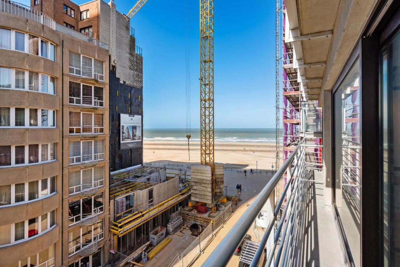 Hyper-Luxeappartement, Zeezicht, Centrum, Airco, Optie Hotelservices 奥斯滕德 外观 照片