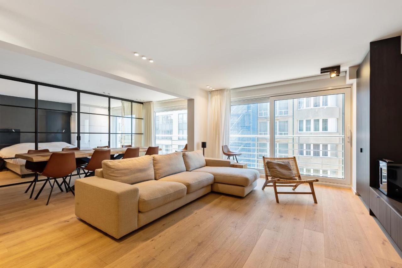 Hyper-Luxeappartement, Zeezicht, Centrum, Airco, Optie Hotelservices 奥斯滕德 外观 照片