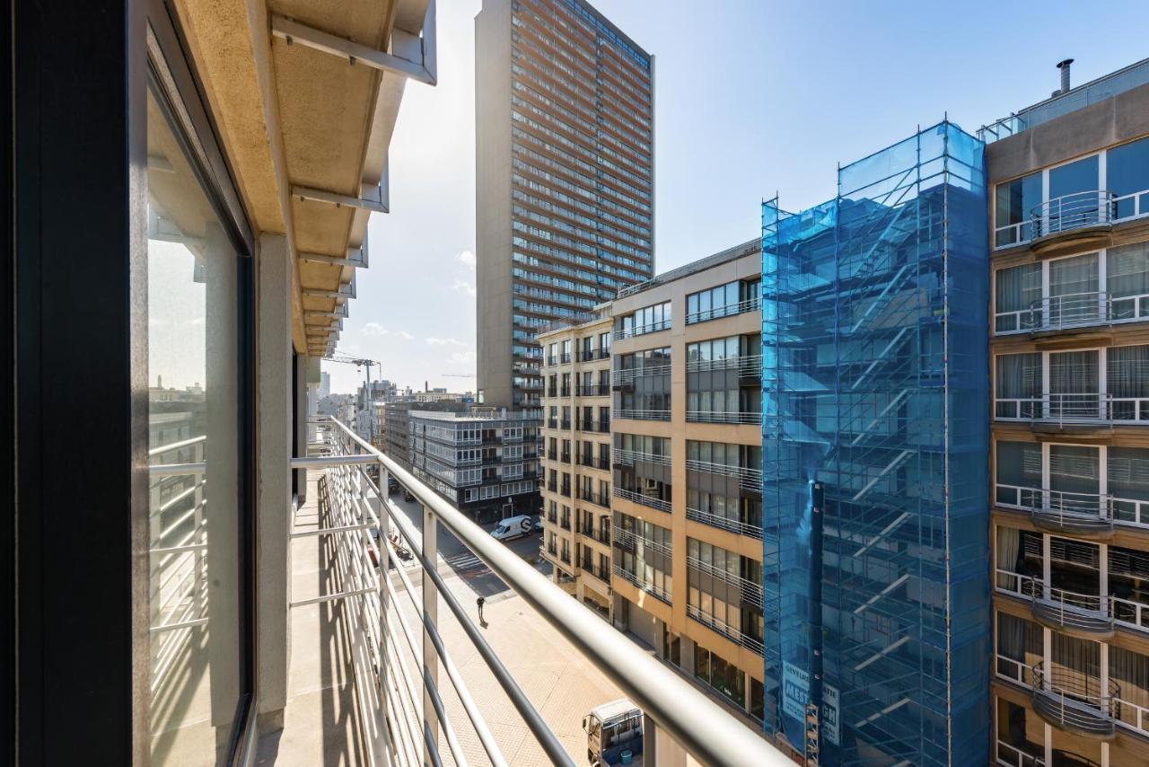 Hyper-Luxeappartement, Zeezicht, Centrum, Airco, Optie Hotelservices 奥斯滕德 外观 照片