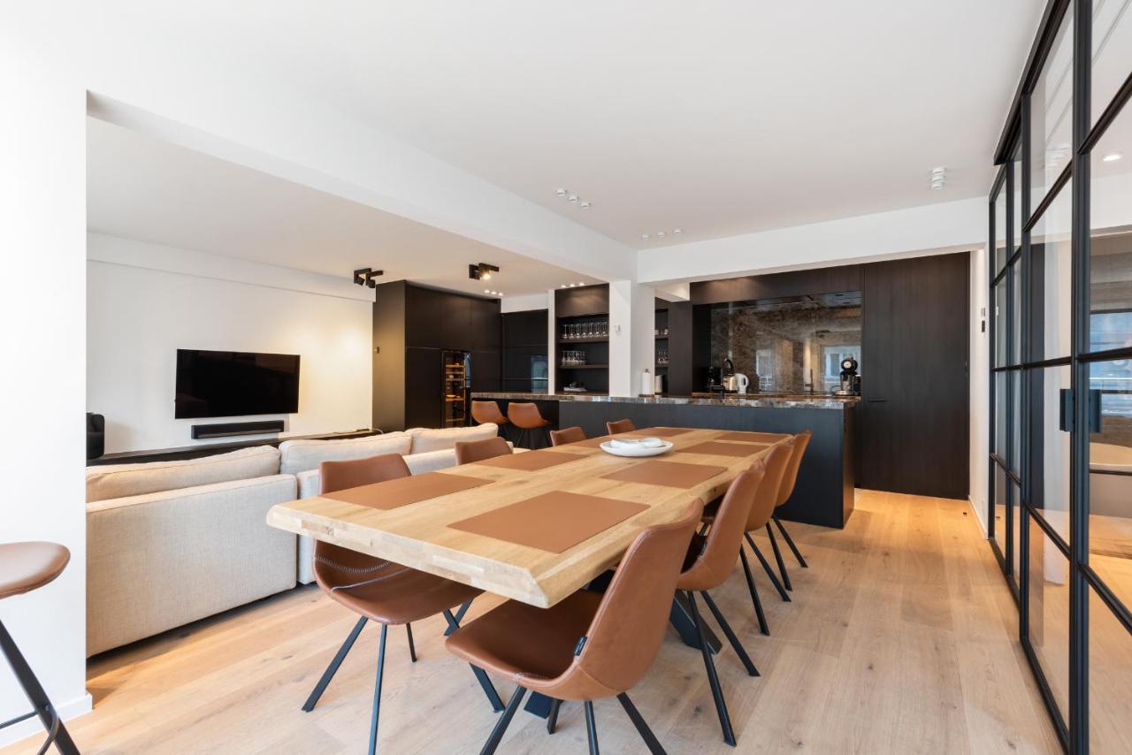 Hyper-Luxeappartement, Zeezicht, Centrum, Airco, Optie Hotelservices 奥斯滕德 外观 照片