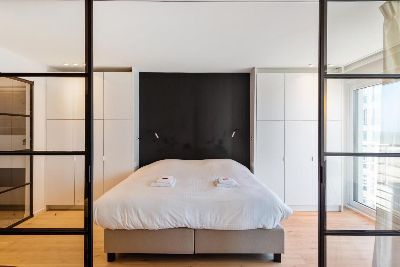 Hyper-Luxeappartement, Zeezicht, Centrum, Airco, Optie Hotelservices 奥斯滕德 外观 照片