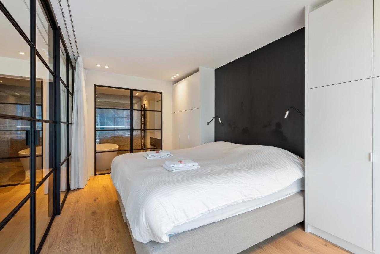 Hyper-Luxeappartement, Zeezicht, Centrum, Airco, Optie Hotelservices 奥斯滕德 外观 照片
