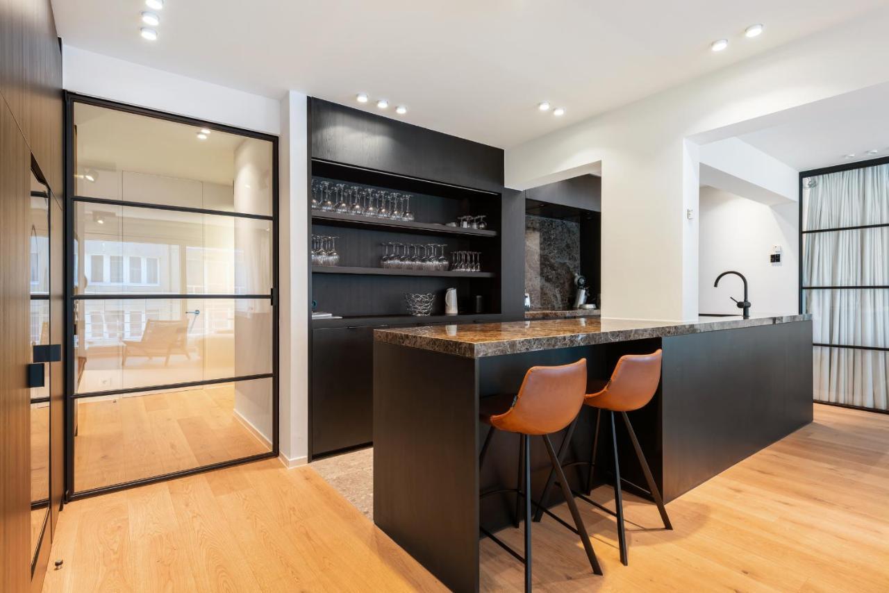 Hyper-Luxeappartement, Zeezicht, Centrum, Airco, Optie Hotelservices 奥斯滕德 外观 照片
